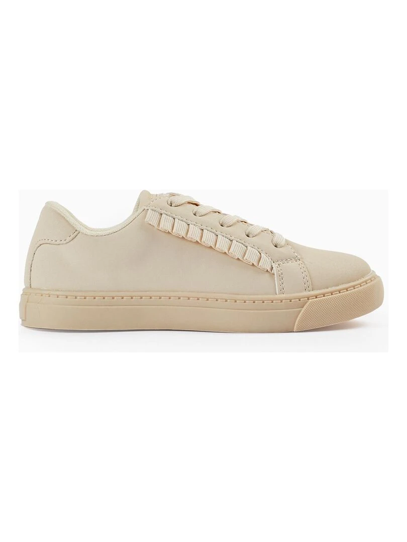 Baskets avec Volants pour Fille ATLANTIC COMPANY Beige clair