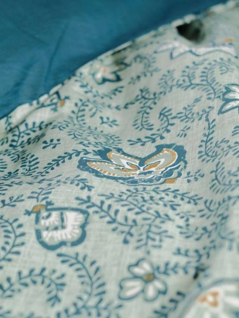 Housse de couette  Sunshine 13.23 + taie(s) 100% coton 57 fils   Bleu