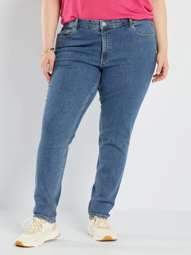 Jean slim taille haute L28 Stone
