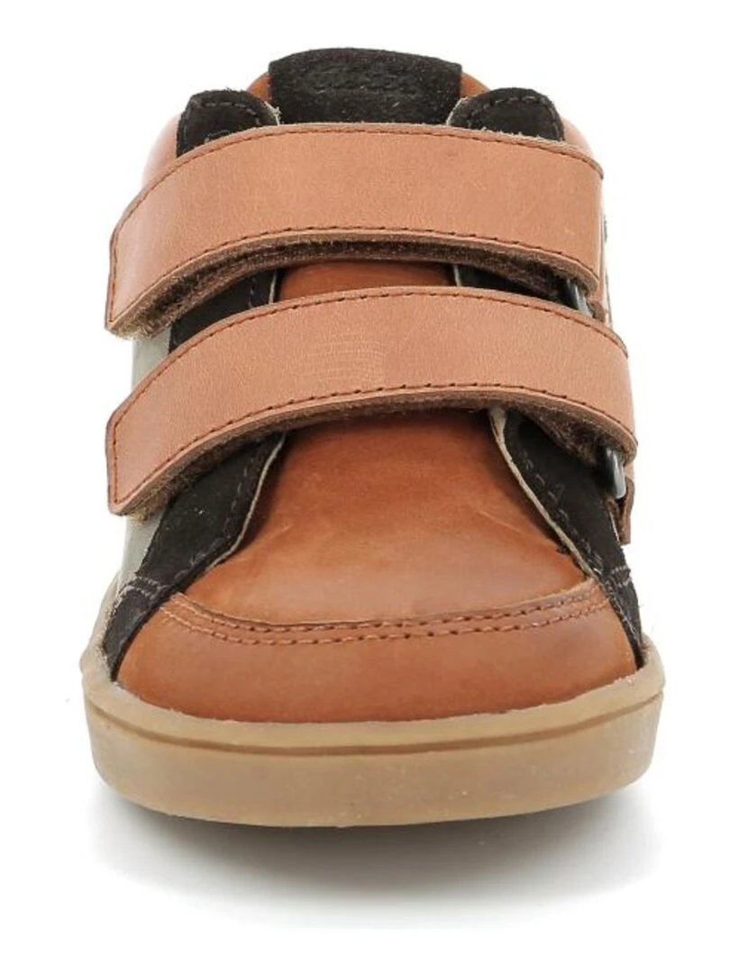 Sneakers hautes Cuir Woucikro   Marron