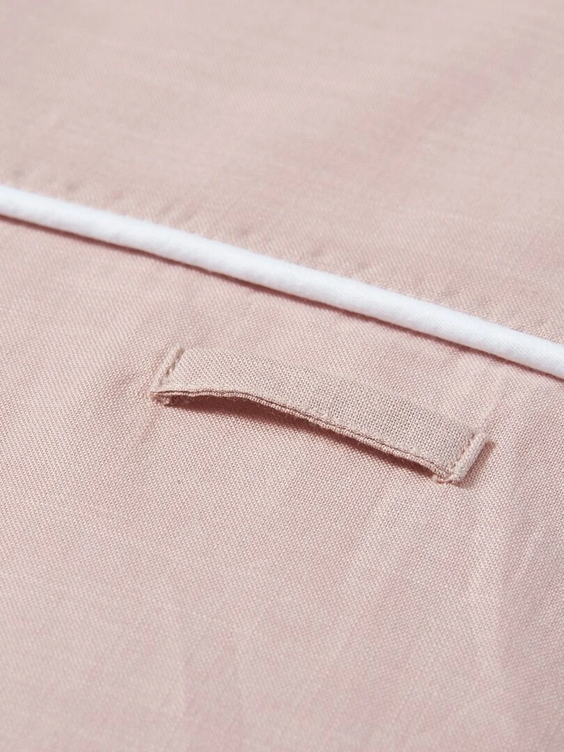 Matelas à langer lavable en coton 70 x 80 cm Rose pâle