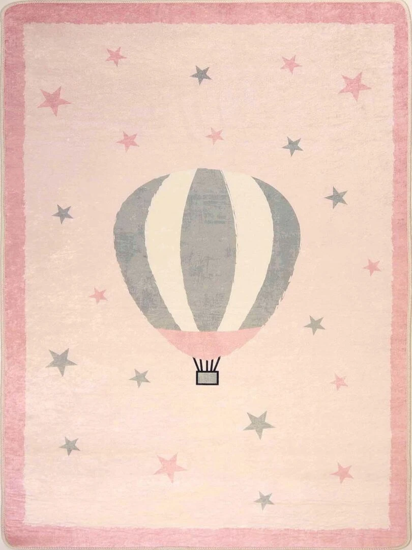 Tapis MONGOLFIERE Rose Rose