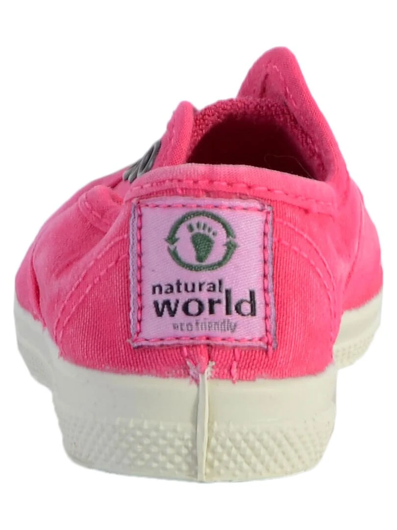 Tennis Eco Responsable Enfant Natural World Ingles   Rose