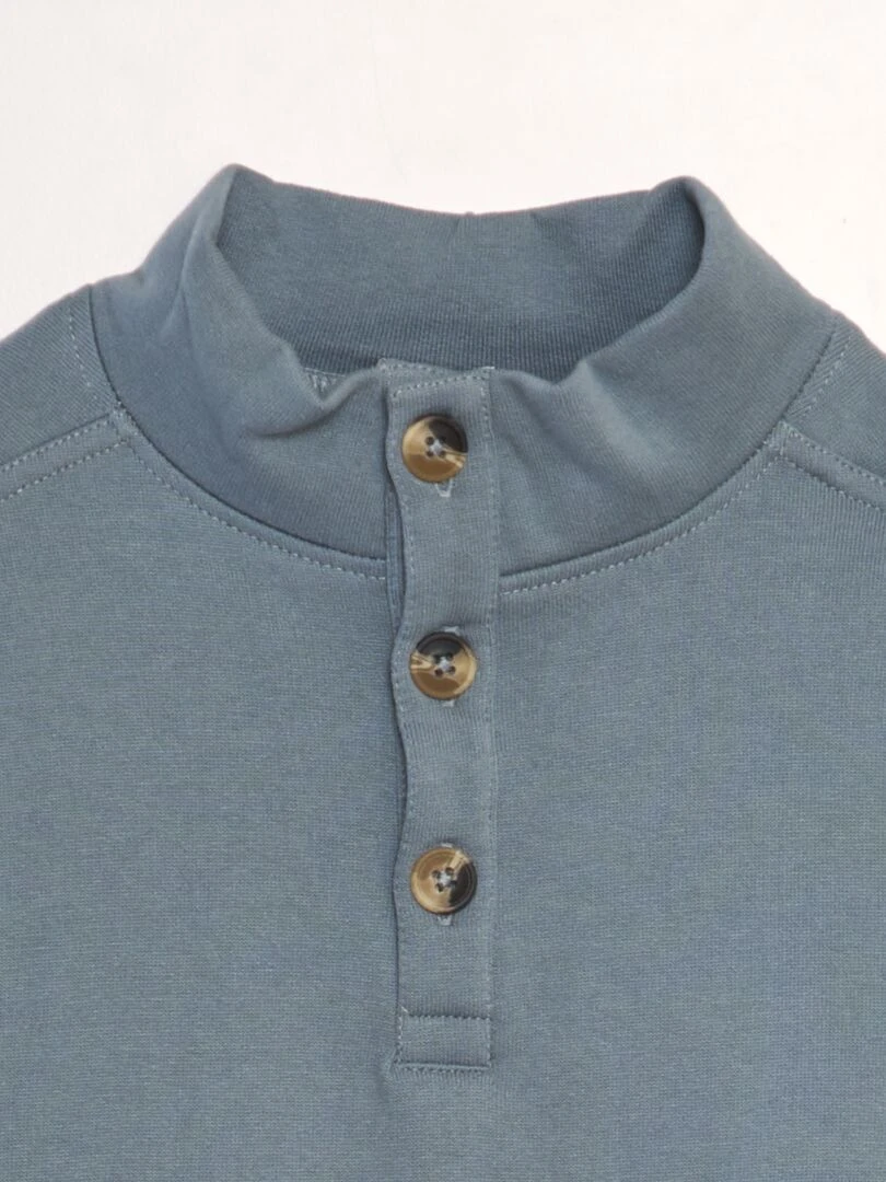 Sweat à col montant imprimé 'Nevada'   Bleu