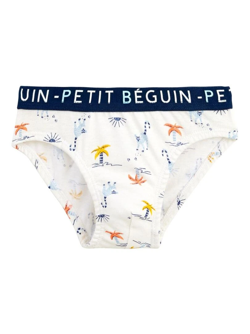 Lot de 3 slips garçon Samuel   Bleu