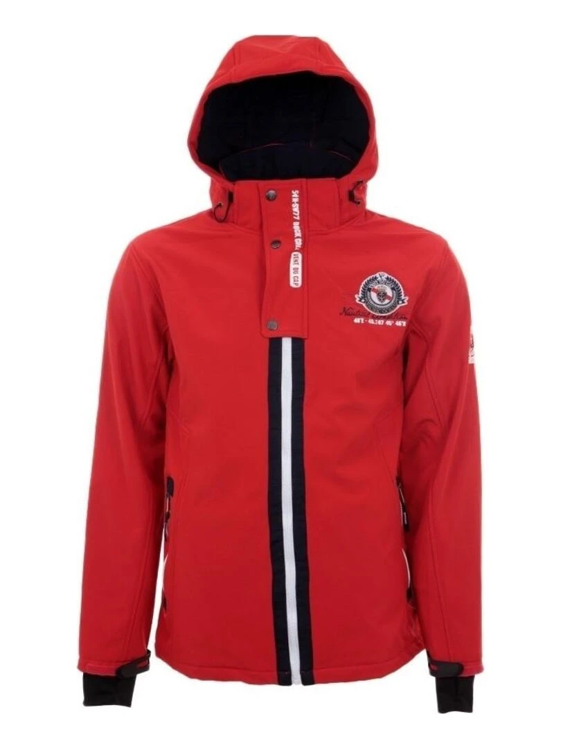 Blouson softshell homme CETOM VENT DU CAP Rouge