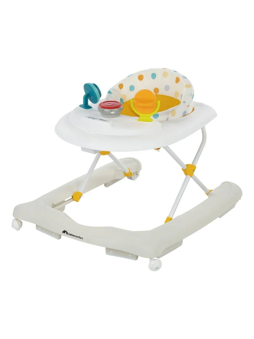 BEBECONFORT Explorer Trotteur bébé tablette d'activité musicale De 6 à 18 mois (<12kg) Terrazzo Jaune