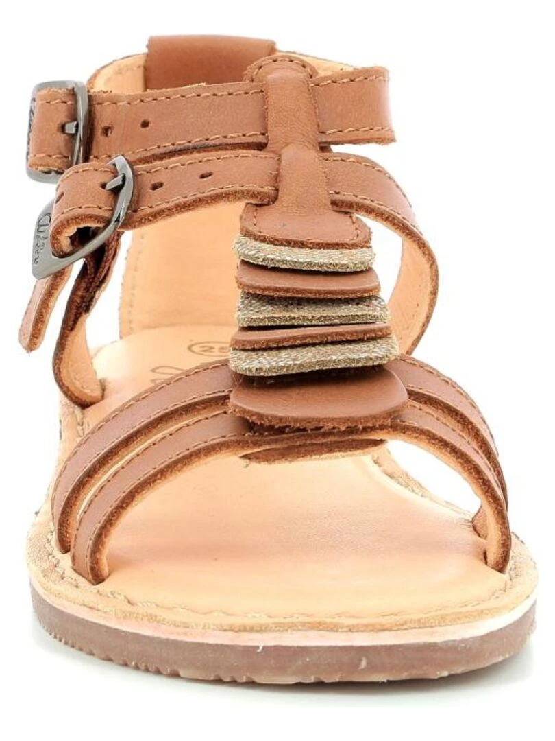 Sandales Cuir Dertige   Marron