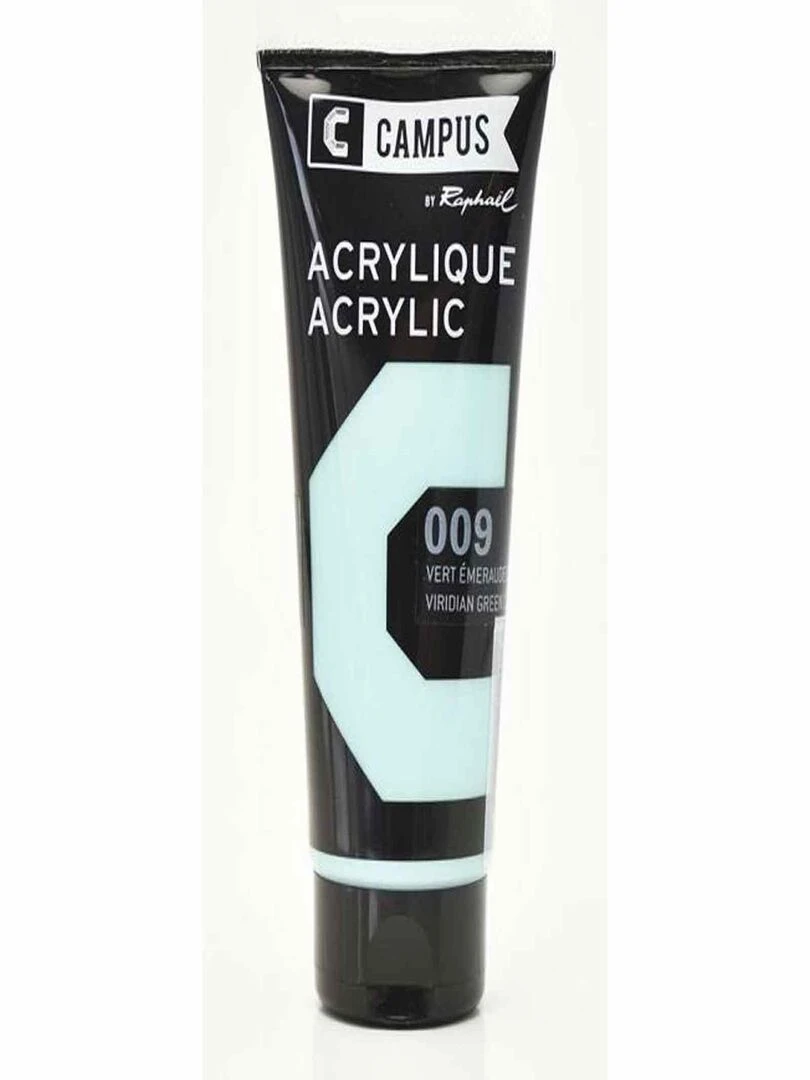 Peinture acrylique 100 ml Vert émeraude clair n°009 N/A