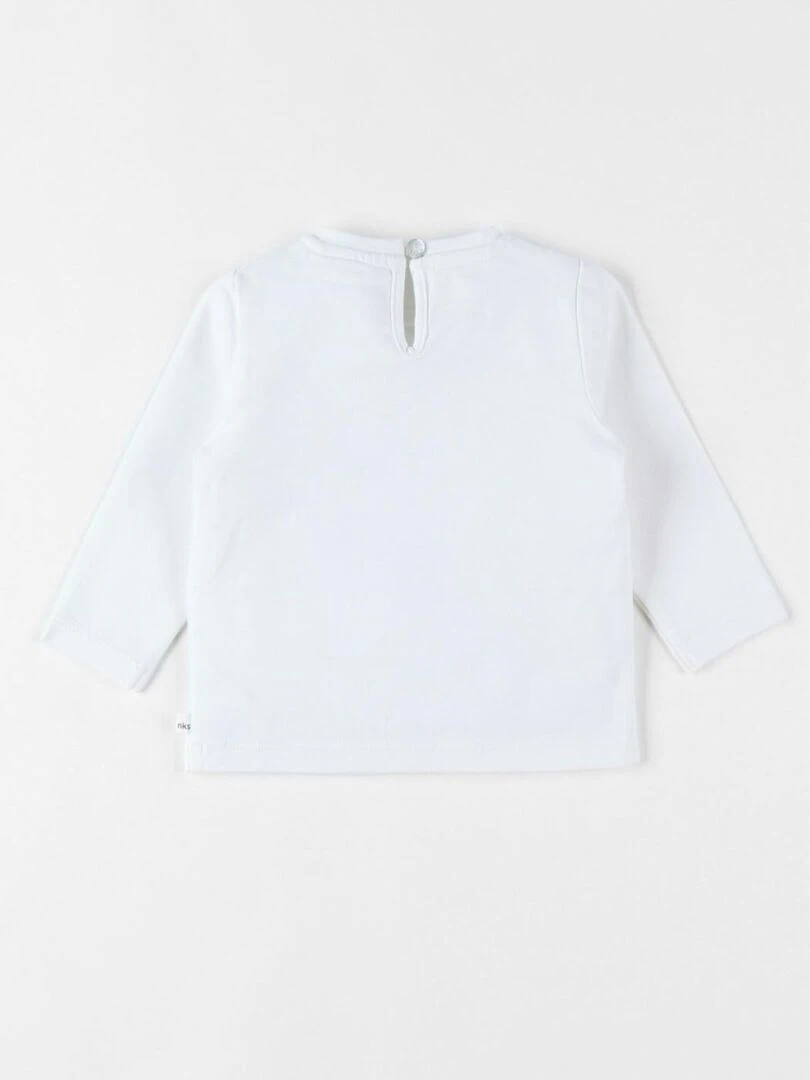 T shirt petite fille Noukie's Blanc
