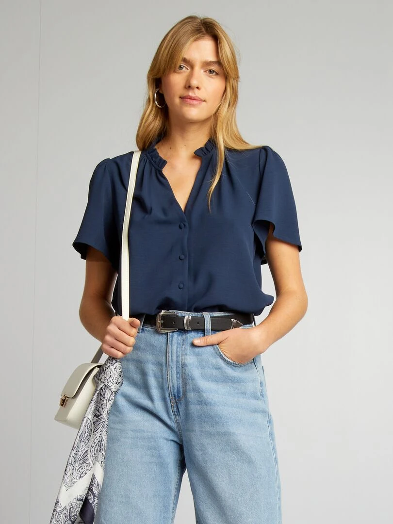 Blouse fluide Marine