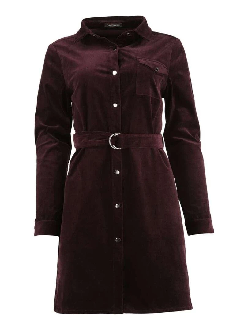 CHATTAWAK Robe LOUKI coton Violet