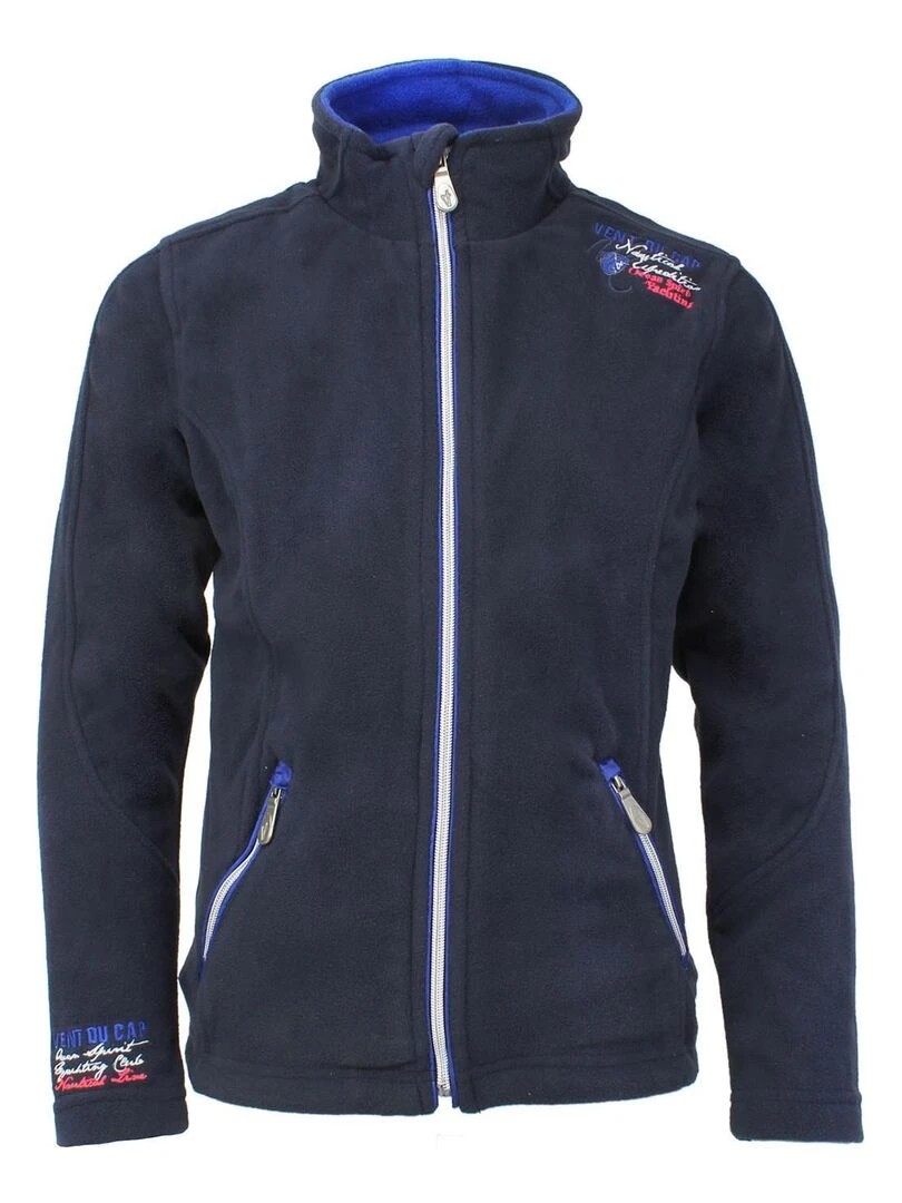 Blouson polaire fille FASA VENT DU CAP Bleu marine