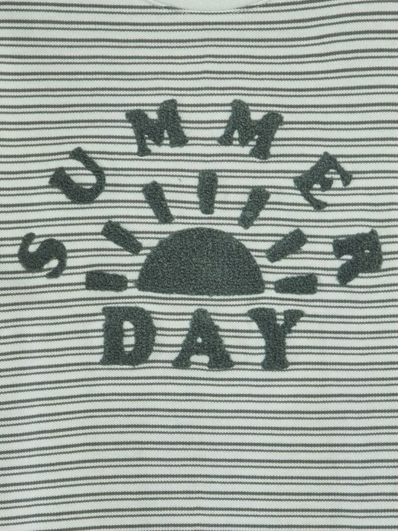 T shirt en maille piquée Vert soleil