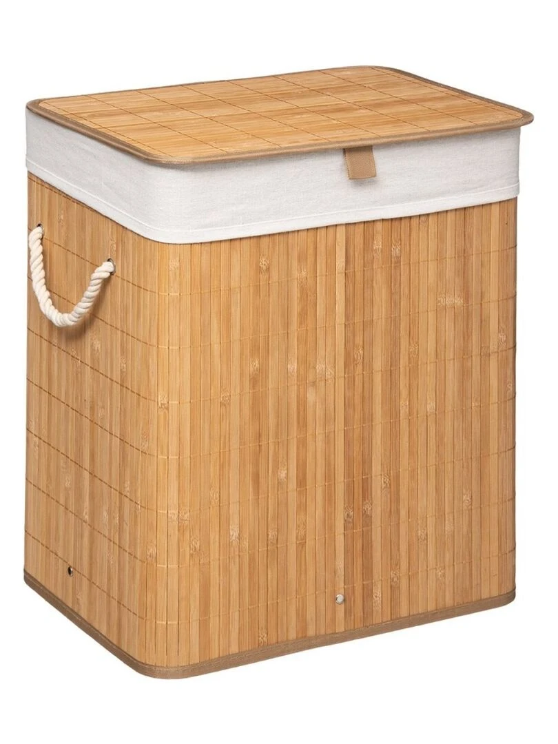 Panier à linge bambou naturel Beige