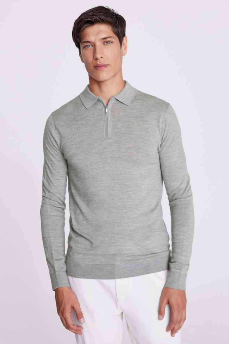White Piqué Polo Shirt   Buy Online at Moss