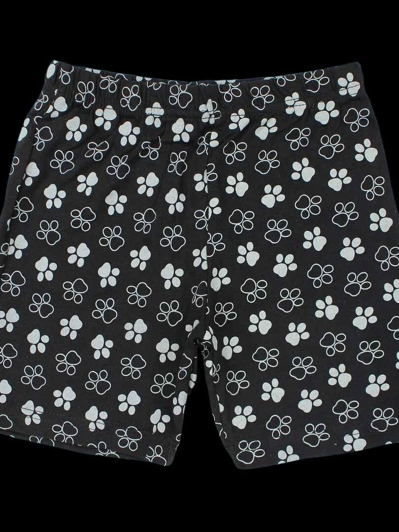 Paw Patrol   Ensemble T shirt short garçon Imprimé La Pat' Patrouille   Gris