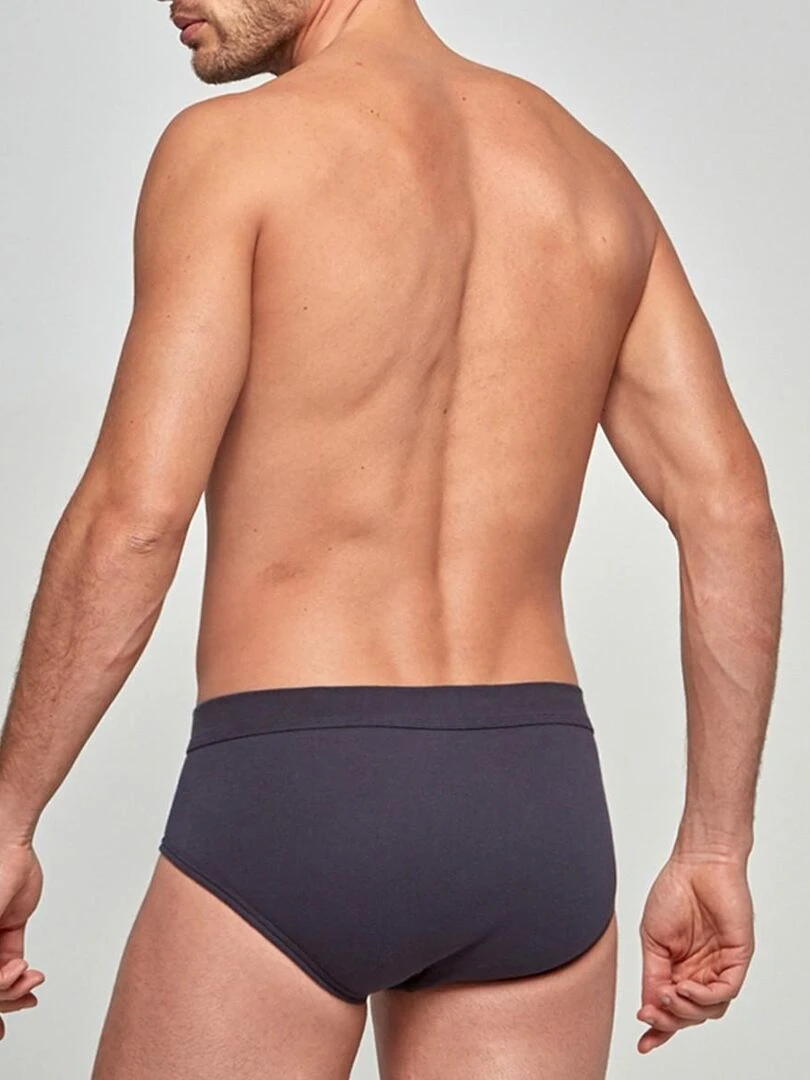 Slip pur coton Essentials   Bleu