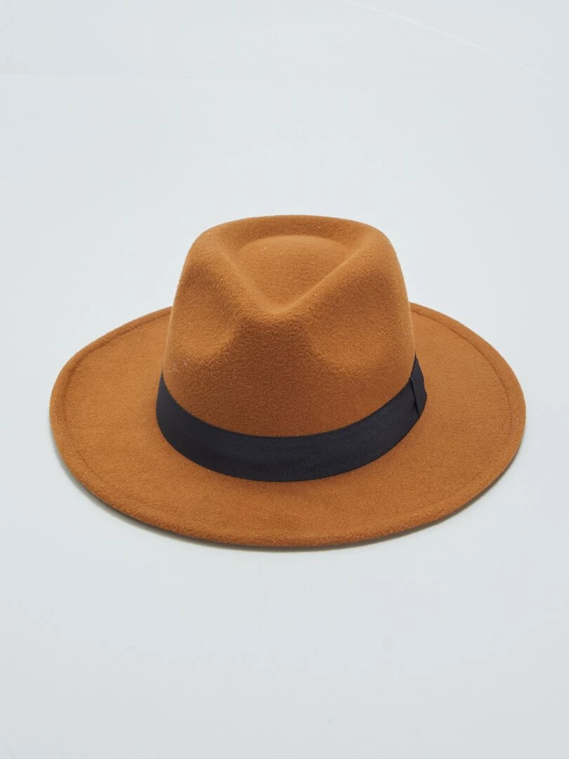 Chapeau feutre   Marron