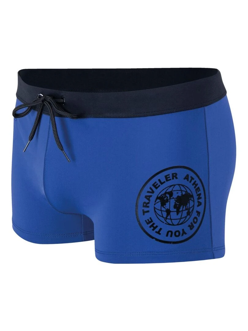 Boxer de bain homme Construction traveler   Bleu