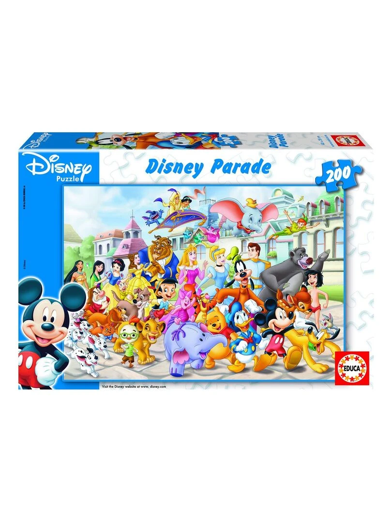 Puzzle 200 pièces Disney Parade : Le défilé N/A