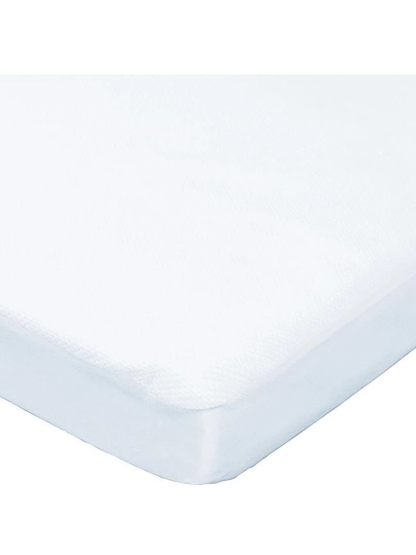 Alèse 3D en maille alvéolée lit bébé   Blanc