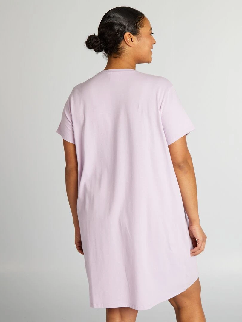Chemise de nuit 'Stitch Lilas