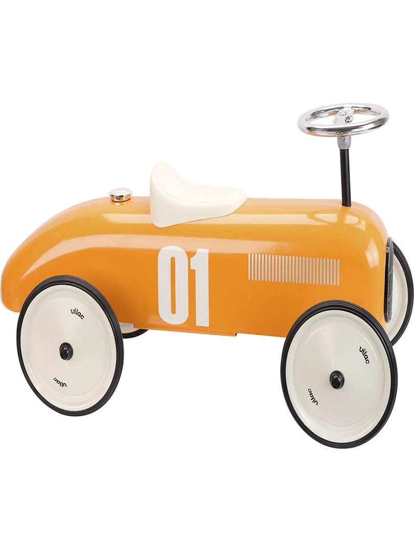 Porteur Voiture Vintage Orange N/A