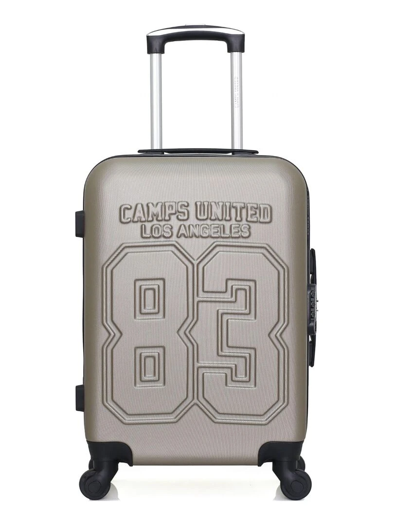 CAMPS UNITED VALISE CABINE ABS BERKELEY 4 ROUES 55 CM Beige