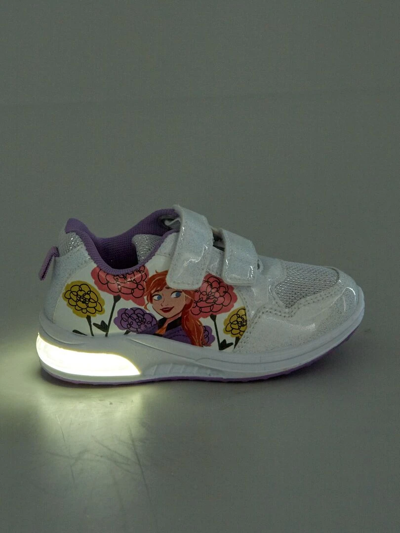 Baskets 'Reine des Neiges'   Blanc/violet