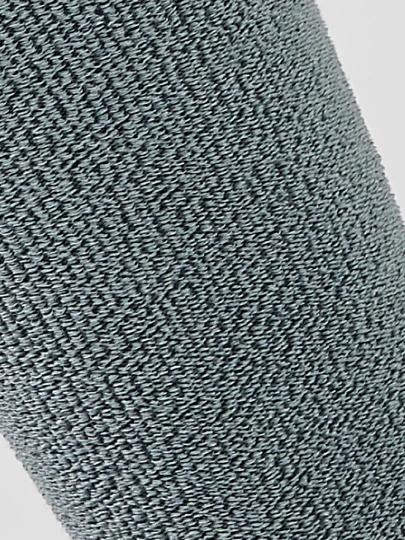 Mi bas jersey maille bouclette Thermolactyl   Damart   Gris perle