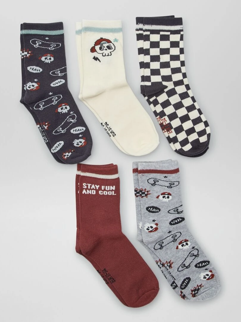 Paires de chaussettes Marron