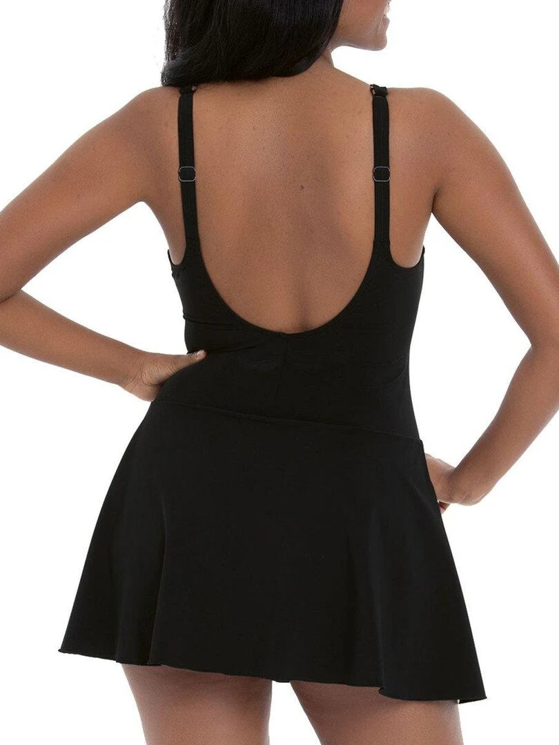 Robe de bain dresskini culotte intégrée Arabella Noir