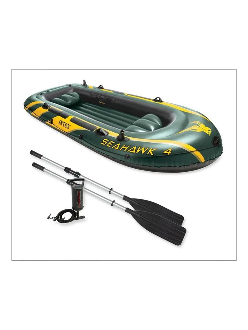 Bateau gonflable Seahawk 4  set avec pompe et pagaies   N/A
