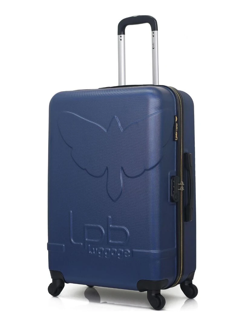 LPB LUGGAGE   SET DE 3 ABS NORINE A 4 ROUES   Bleu marine
