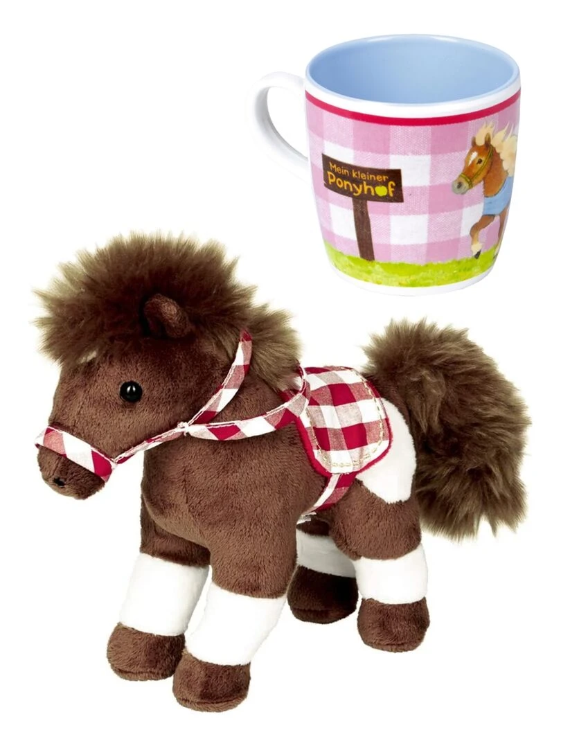 Lot de 2 articles Tasse et petit poney Ma petite ferme de poney N/A