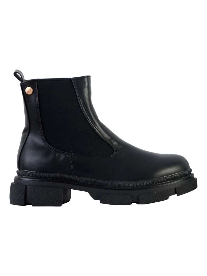 Bottine à Elastique Le Temps Des Cerises Karen   Noir