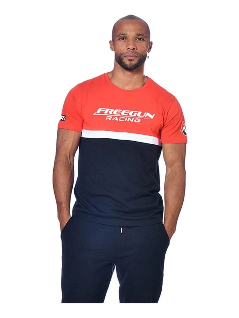 T shirt homme Collection Racing Freegun Rouge