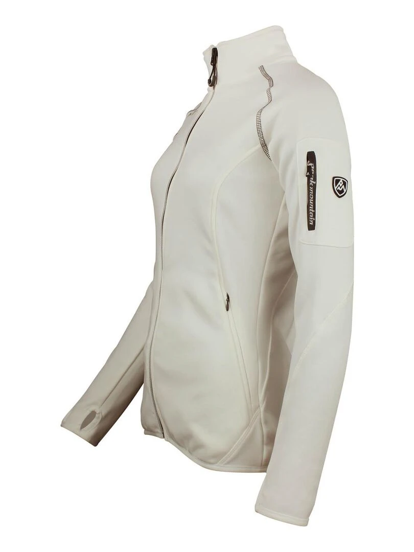 Blouson polarshell femme AMARO   Ecru