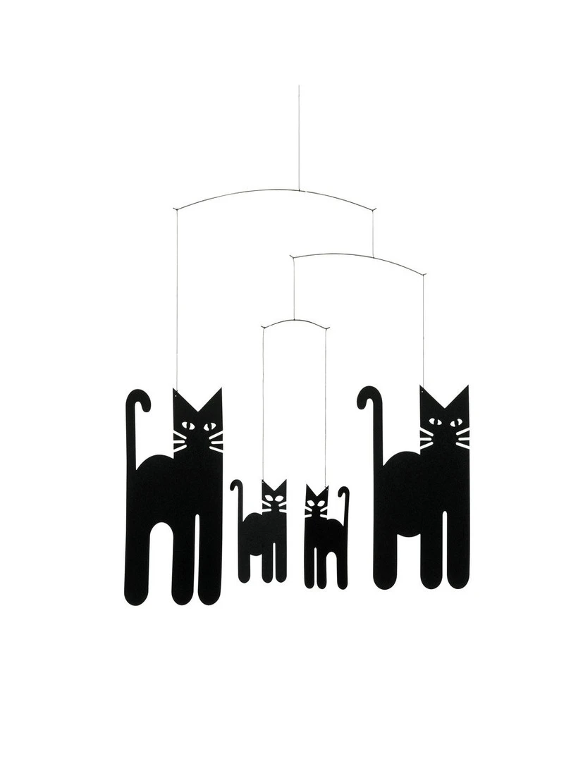 'flensted Mobiles' Cats Noir