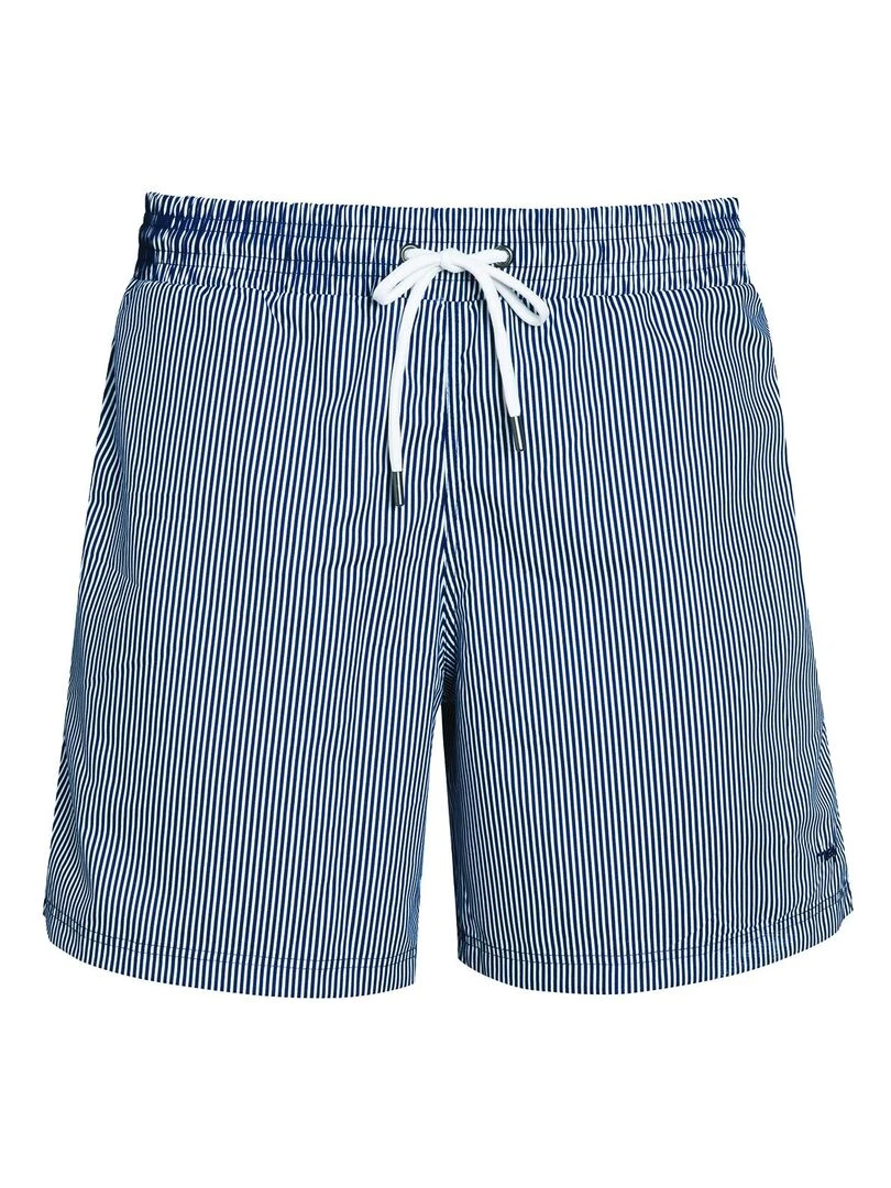 Short de bain rayé séchage rapide Beachport   Bleu