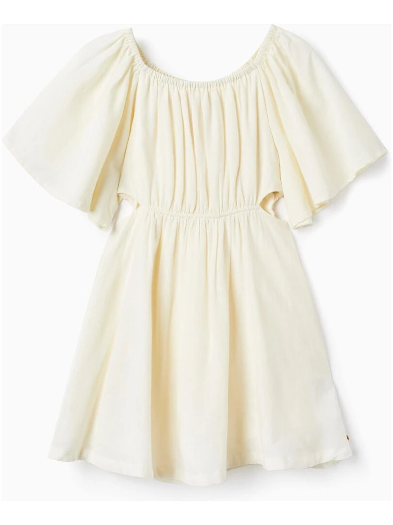 Robe avec Effet Épaules Découvertes pour Fille manches courtes MATISSE Blanc