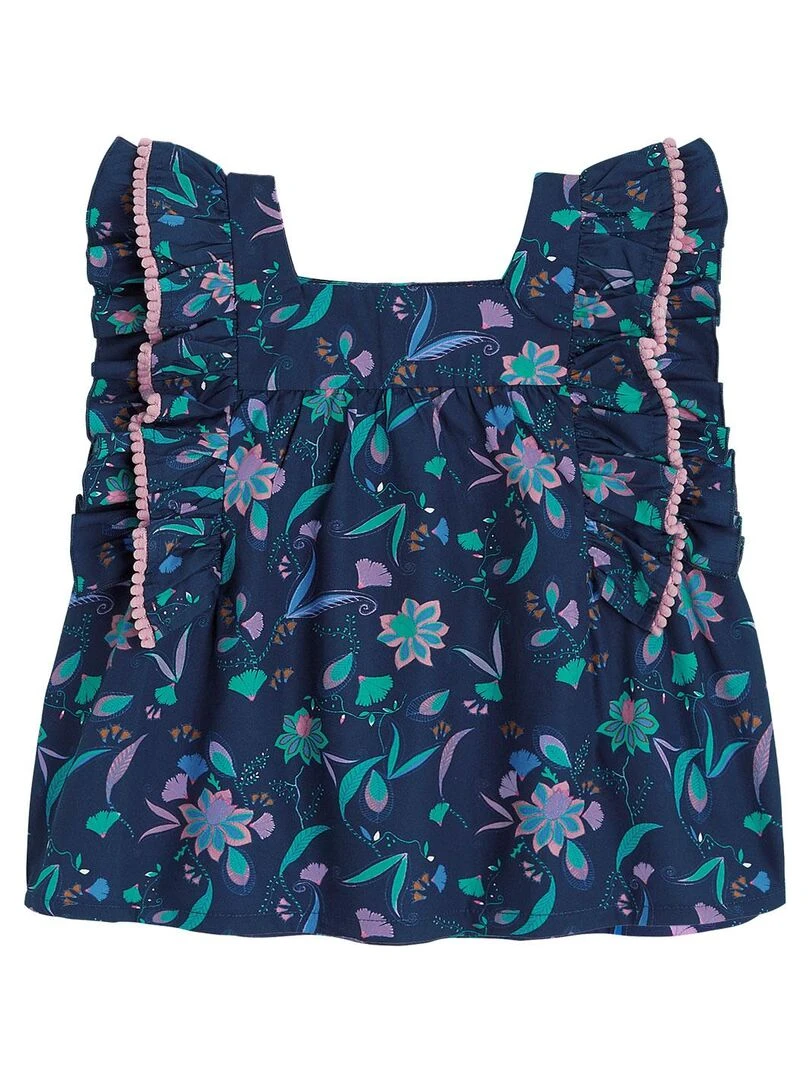 Blouse fille Mumbai Bleu