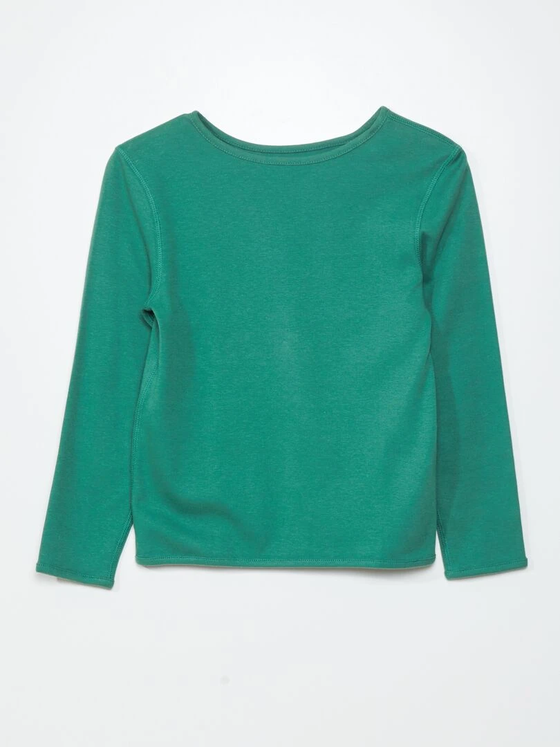 T shirt à manches longues réversible    So Easy   vert