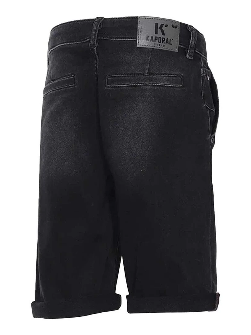 KAPORAL Short coton taper gris anthracite