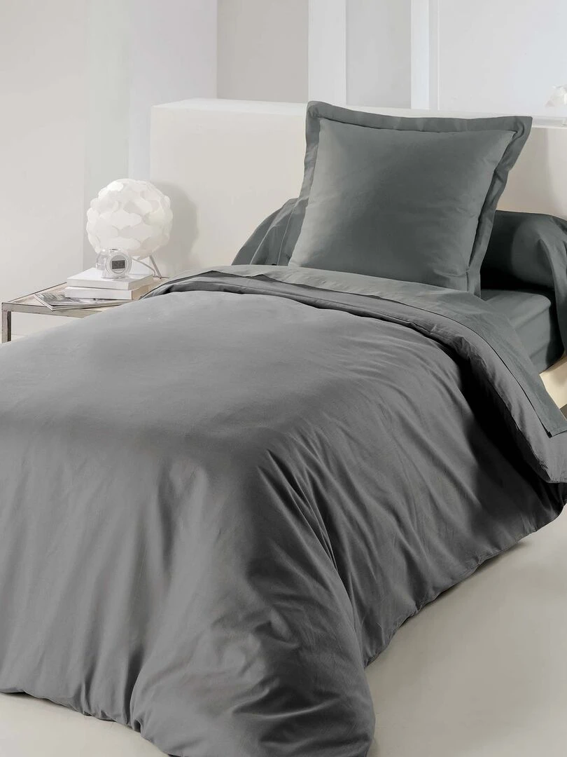 Housse de Couette uni Collection Lina Gris