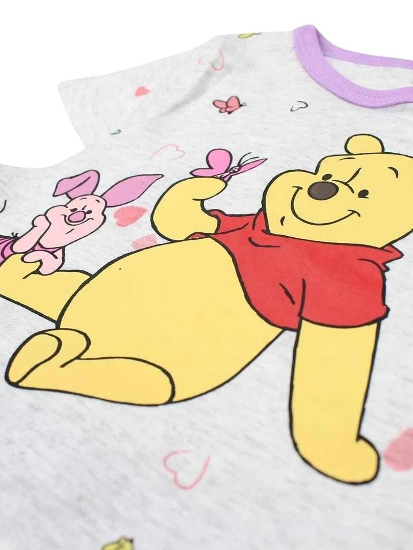 Disney   Ensemble ​​T shirt legging bébé fille Imprimé Winnie L'ourson   Violet