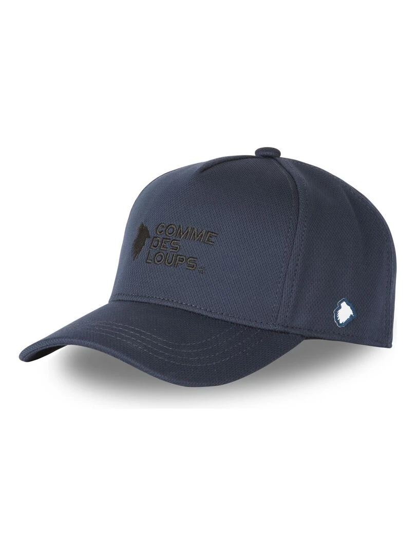 Casquette à carreaux en coton Maille Comme Des Loups Bleu