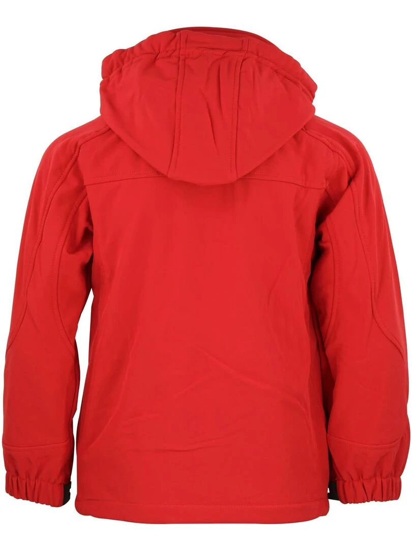 Blouson de ski garçon ECILO PEAK MOUNTAIN Rouge