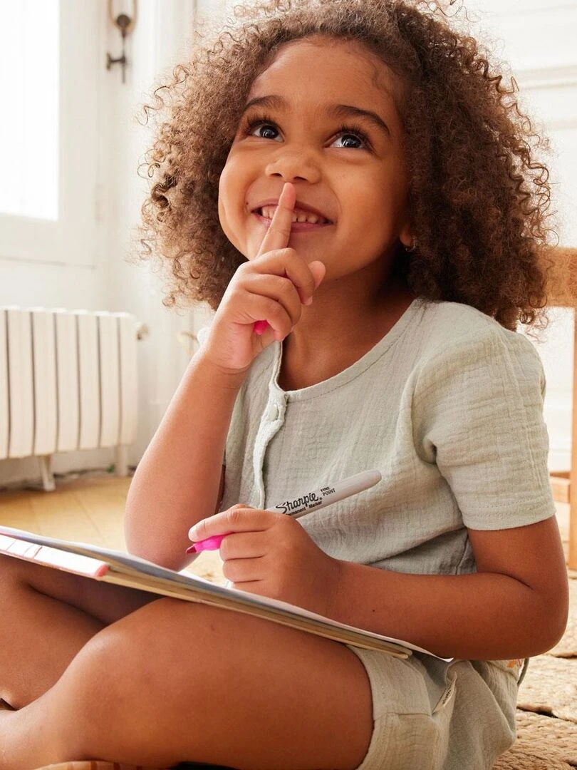 Combishort fille Minaouet   Vert